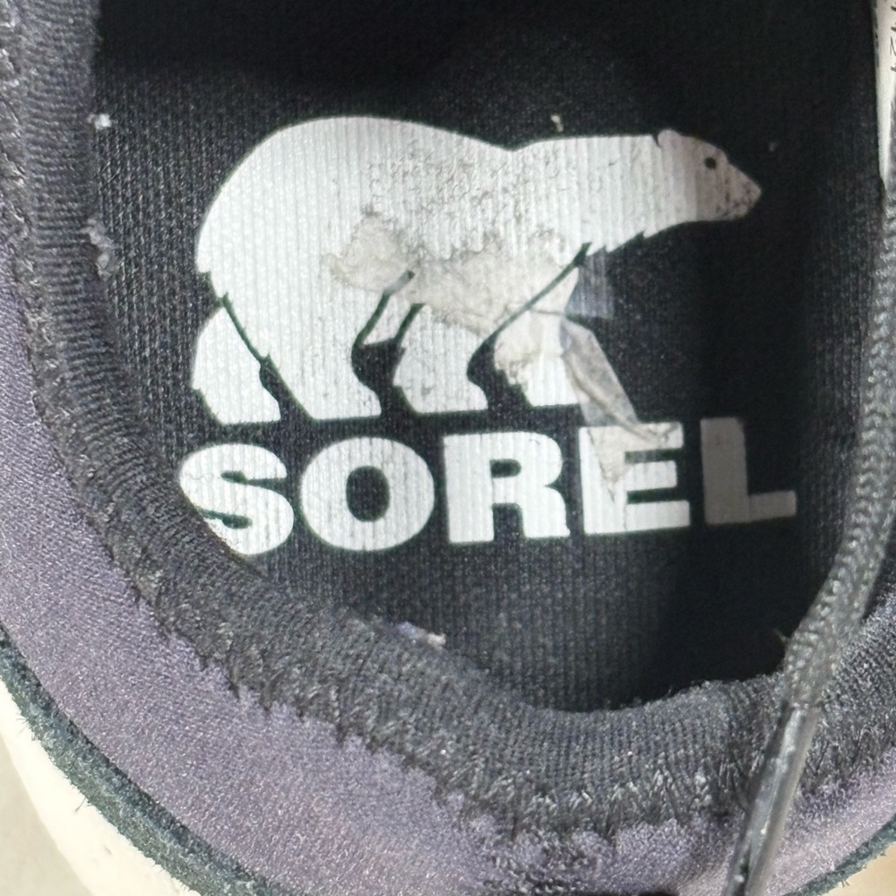 SOREL ONA 503 Everyday Women's Platform Sneaker Size 7 Black Suede - Picture 6 of 14